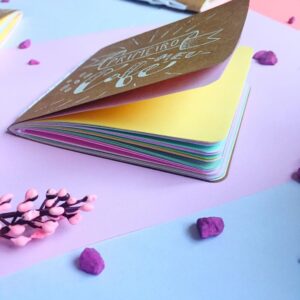 Caderno Kraft Rabisco de bolso