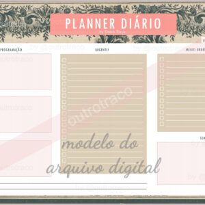 Planner diário (arquivo digital)