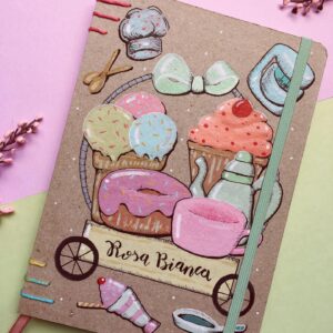 Sketchbook Caderno de Receitas A5 Devaneios