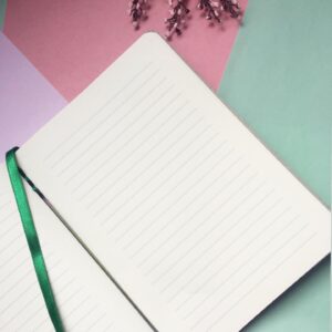 Caderno folhas pautadas – Estampado “A5 Devaneios”